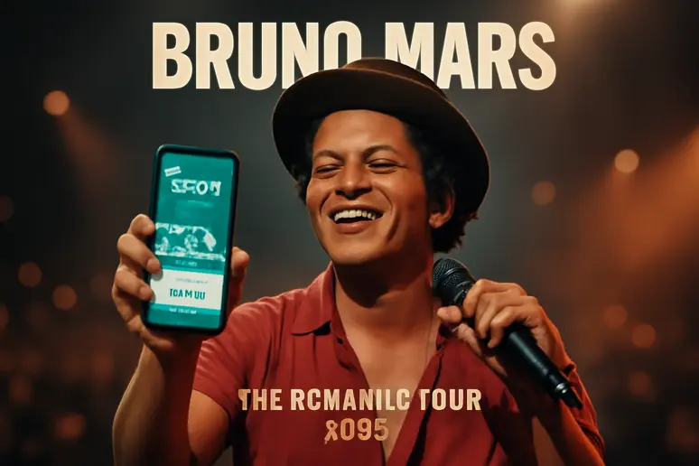 Bruno Mars The Romantic Tour 2026: ซื้อบัตรคอนเสิร์ตอย่างไรให้ทัน!